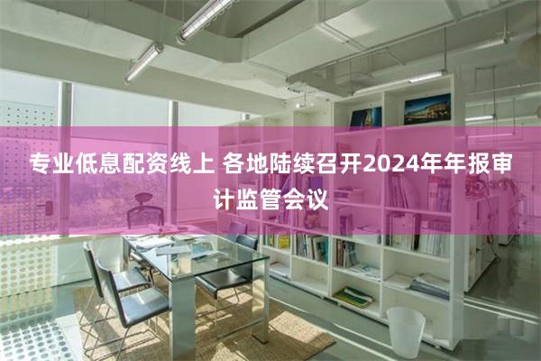 专业低息配资线上 各地陆续召开2024年年报审计监管会议